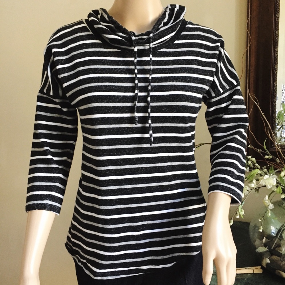 Cynthia Rowley Drawstring Cowl Neck